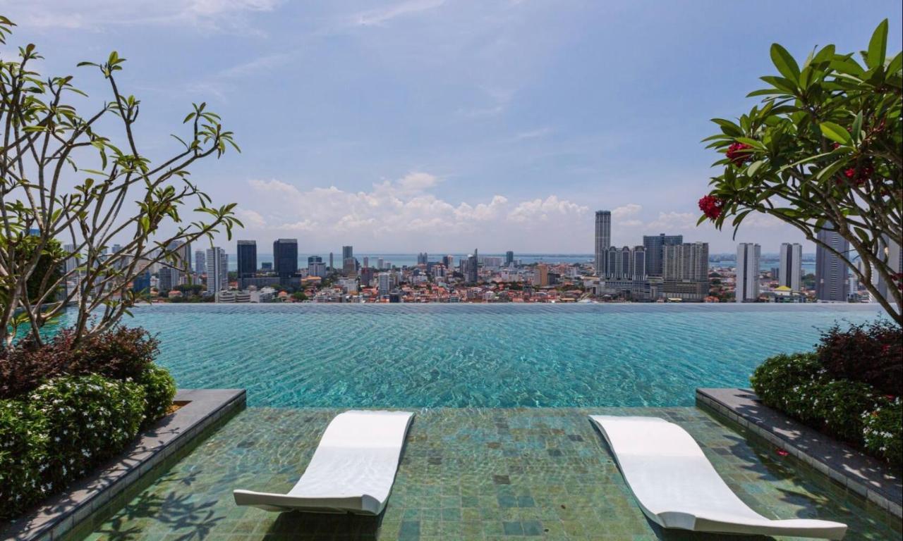 Skypool With Seaview 8Pax Beacon Executive Suites - Georgetown City Centre - 3Km To Komtar エクステリア 写真